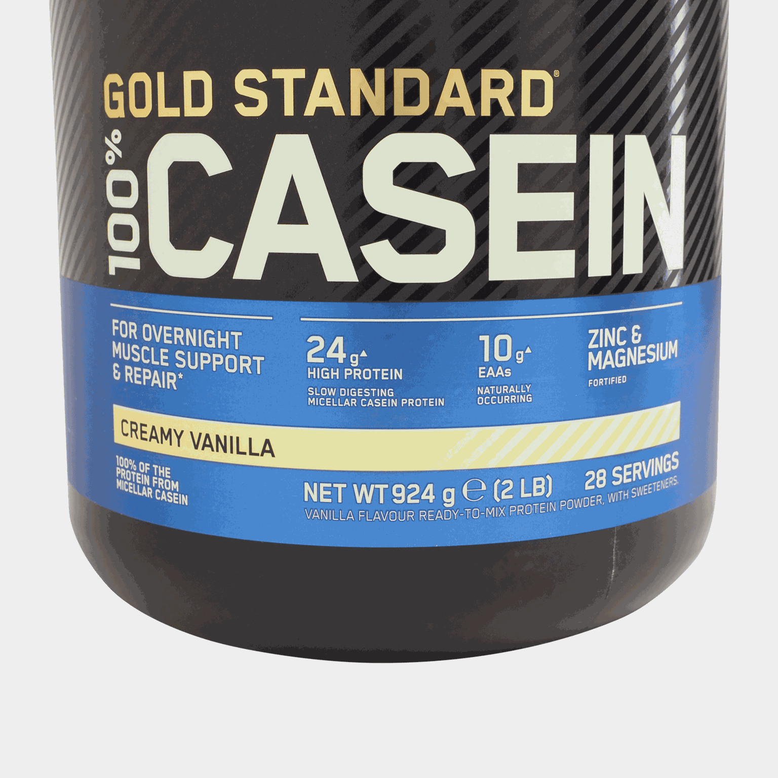 ON 100% Gold Standard Casein Creamy Vanilla, proteinpulver - full image 2