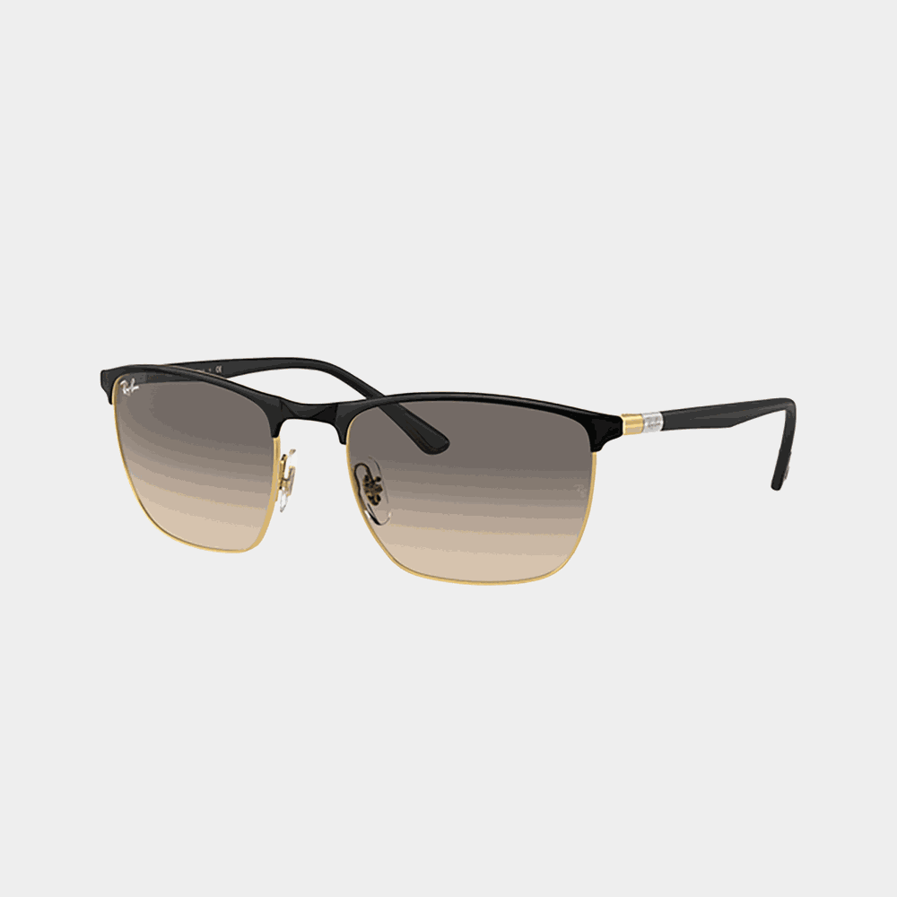Sunglasses 0RB3686 Black/Clear Gradient Grey lenses, solglasögon - full image 1