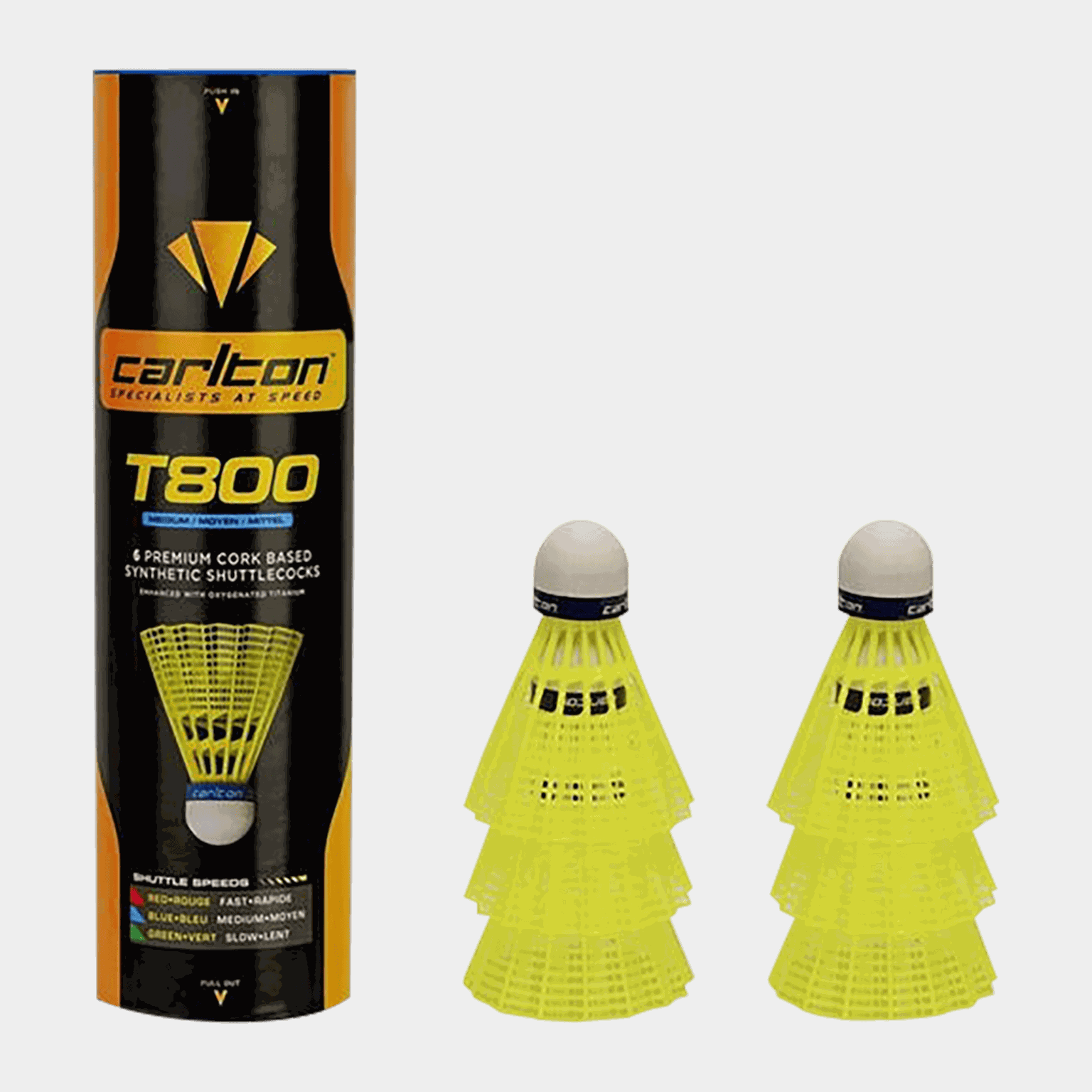 T800 Shut 6Pk, badmintonbollar - full image 2