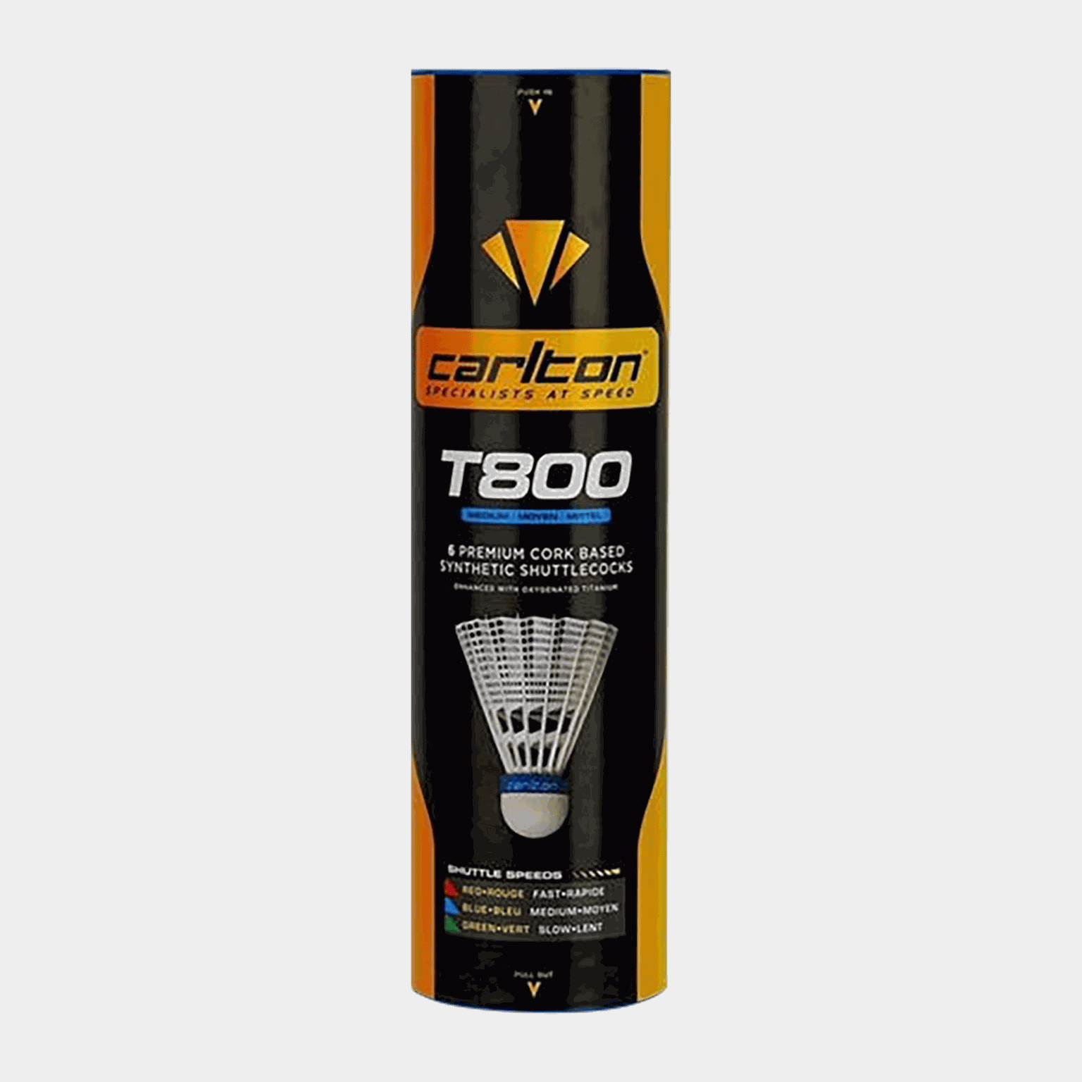 T800 Shut 6Pk, badmintonbollar - full image 1