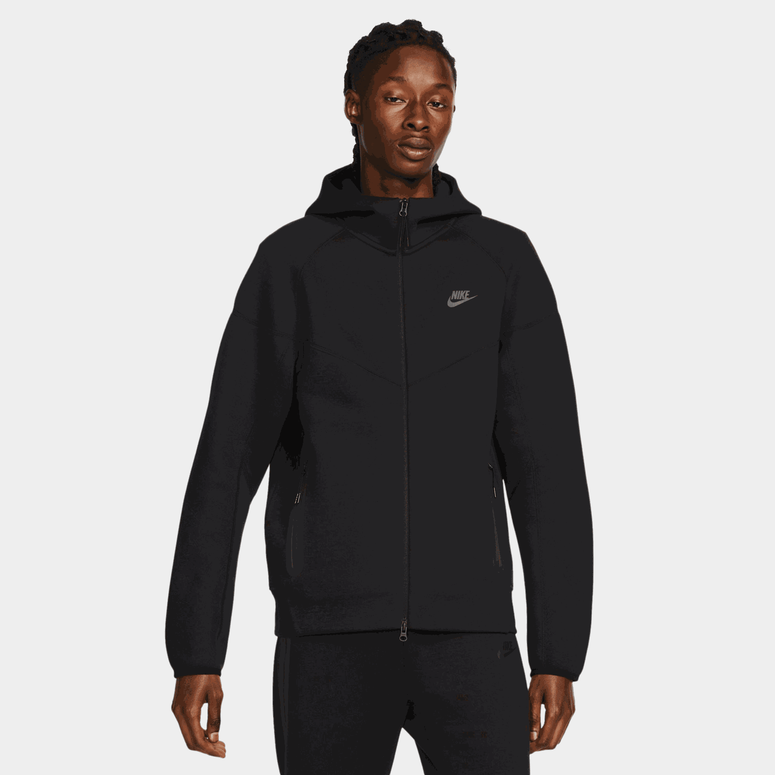 Nk Tch Flc Fz Wr Hoodie, jacka, herr - full image 1