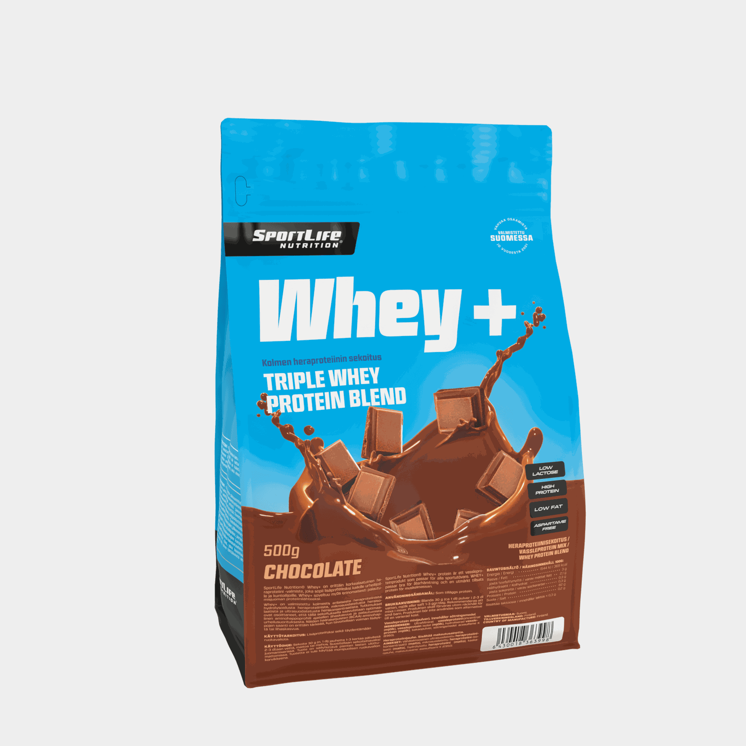 Whey+ 500g, proteinpulver - full image 1