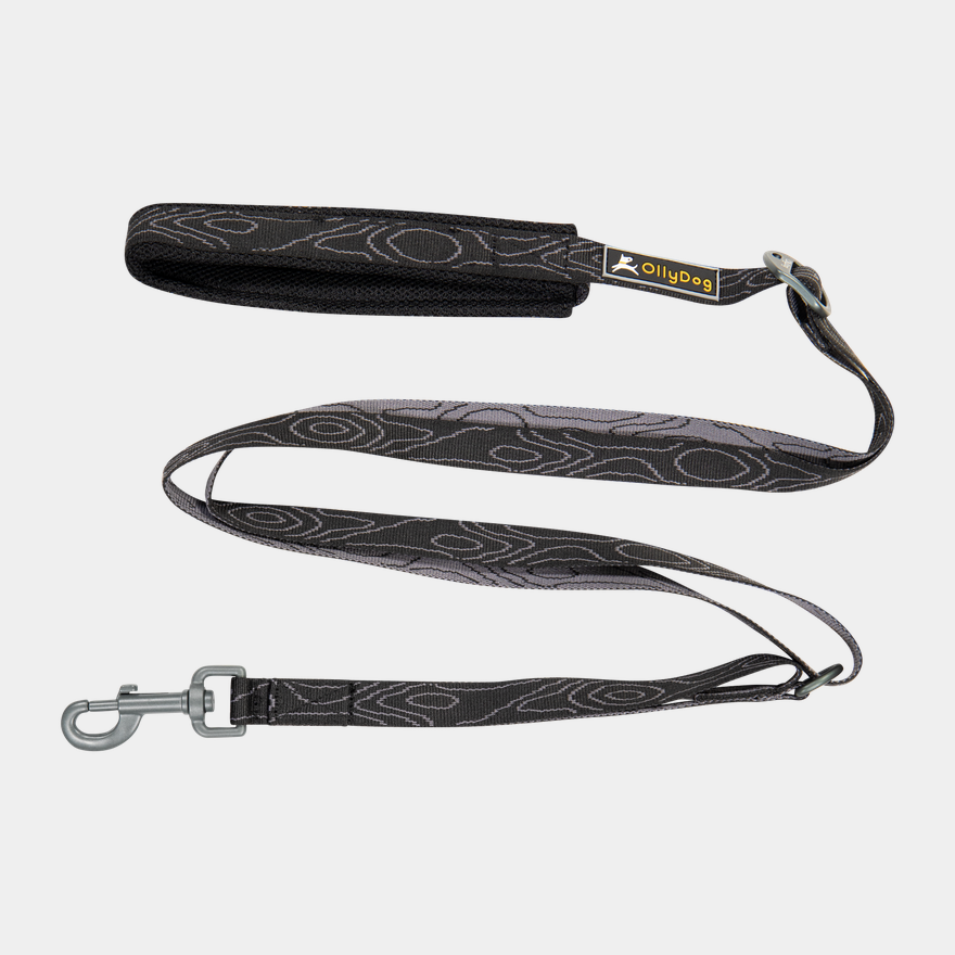 Flagstaff Adj Leash Raven Bark, hundkoppel - full image 1