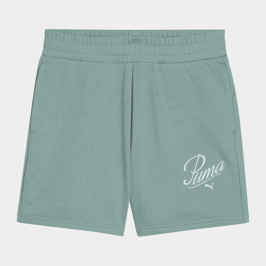 ESS SCRIPT High-Waist Shorts 5" - full image 3