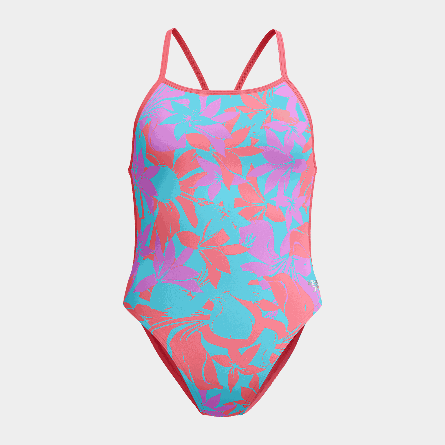 Womens Allover Digital Vback, baddräkt, dam - full image 1