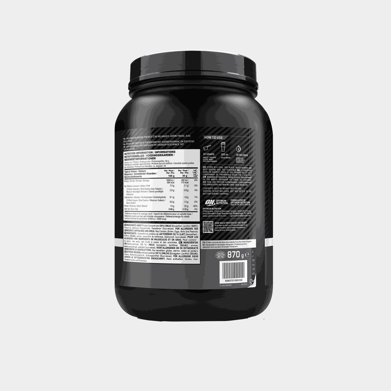 Whey Strawberry, proteinpulver - full image 4