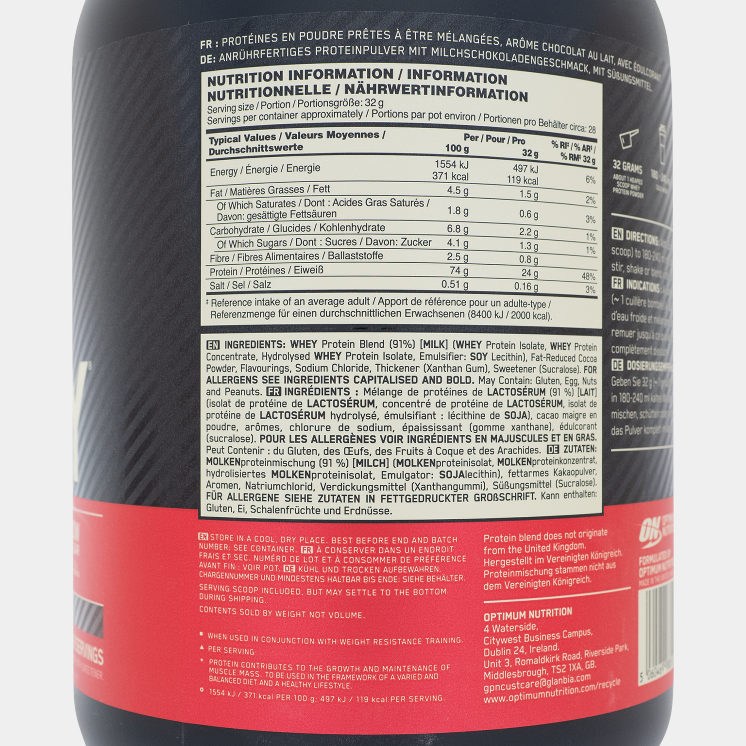100 % Whey Gold Standard 908 g, proteinpulver - full image 2