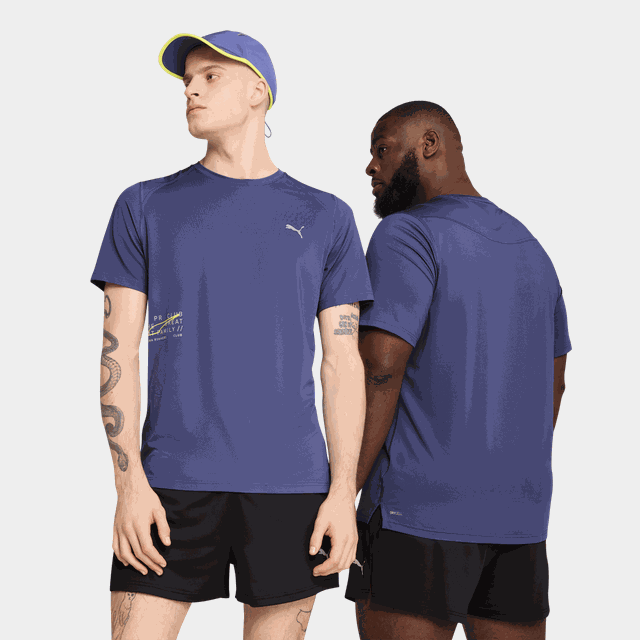 Run Graphic Mesh Tee, träningströja, herr - Tränings-T-Shirts