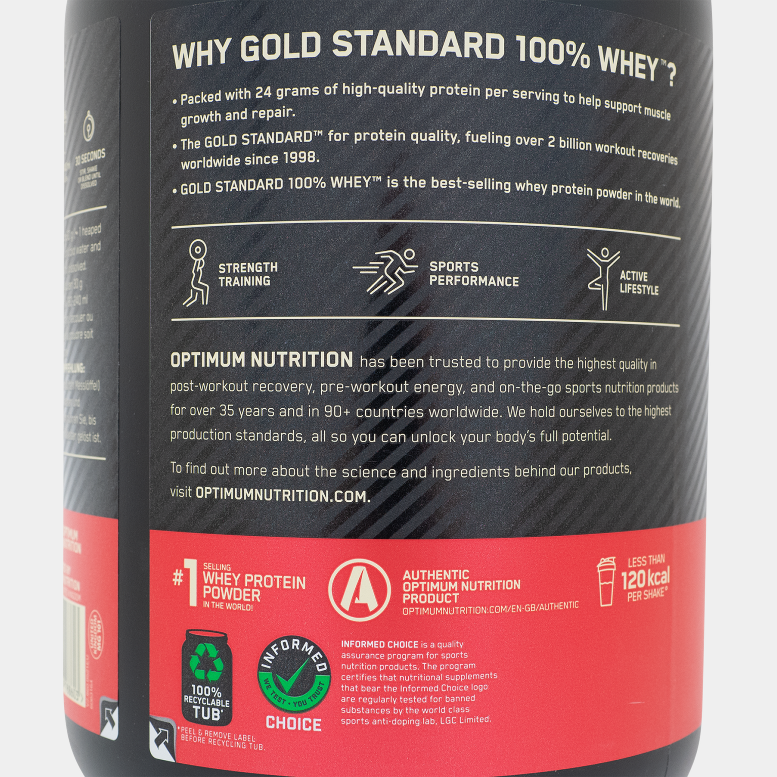 100 % Whey Gold Standard 908 g, proteinpulver - full image 4