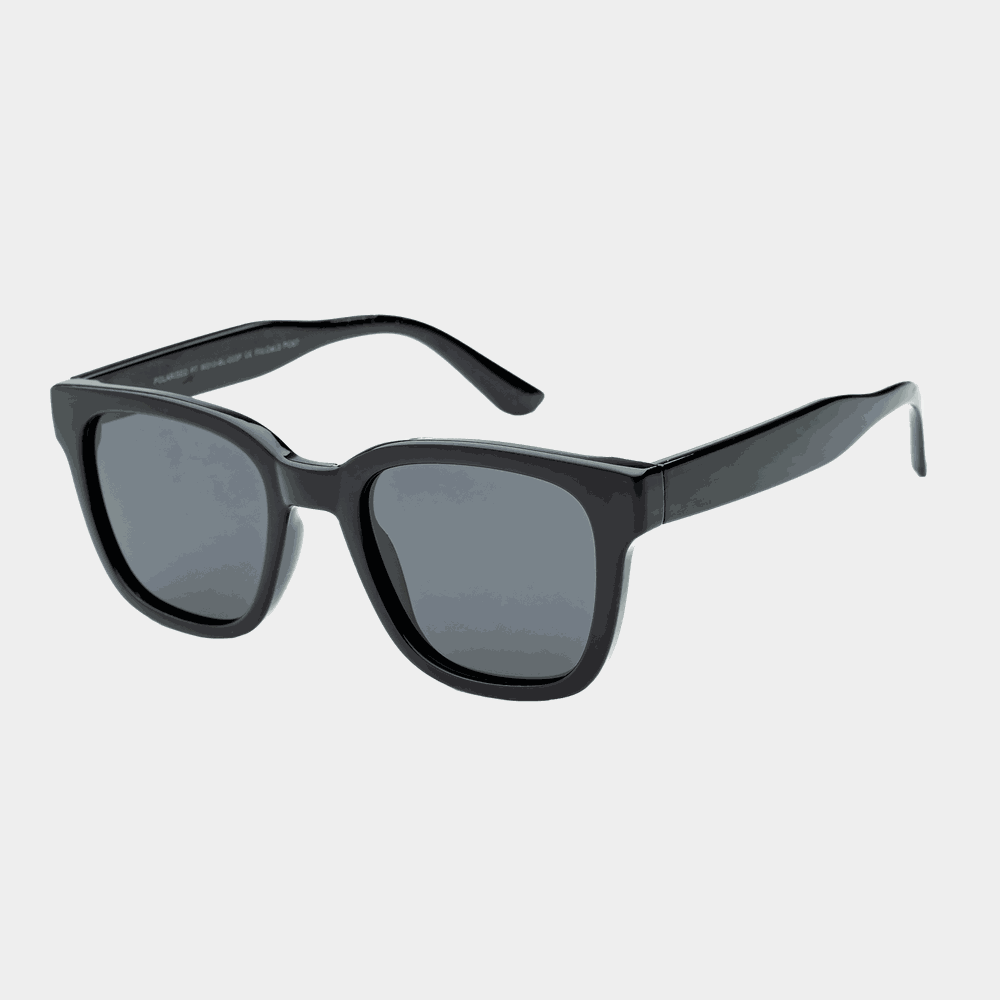13 Shiny Black Frame With Smoke Lens, solglasögon - full image 1
