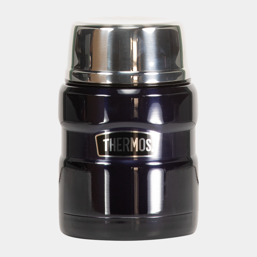 King Stainless Steel Vakuum Food Jar Dark Blue 470 Ml, mattermos - full image 1