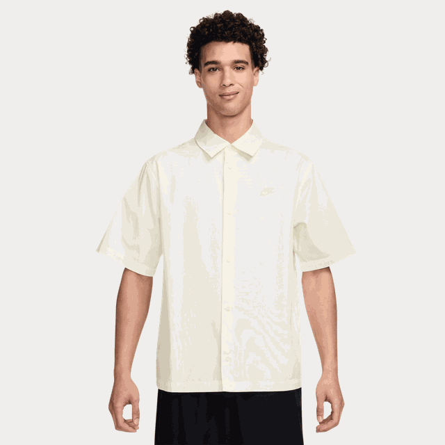 Nk Club Ss Btn Shirt Wsh, skjorta, herr - Pikeér