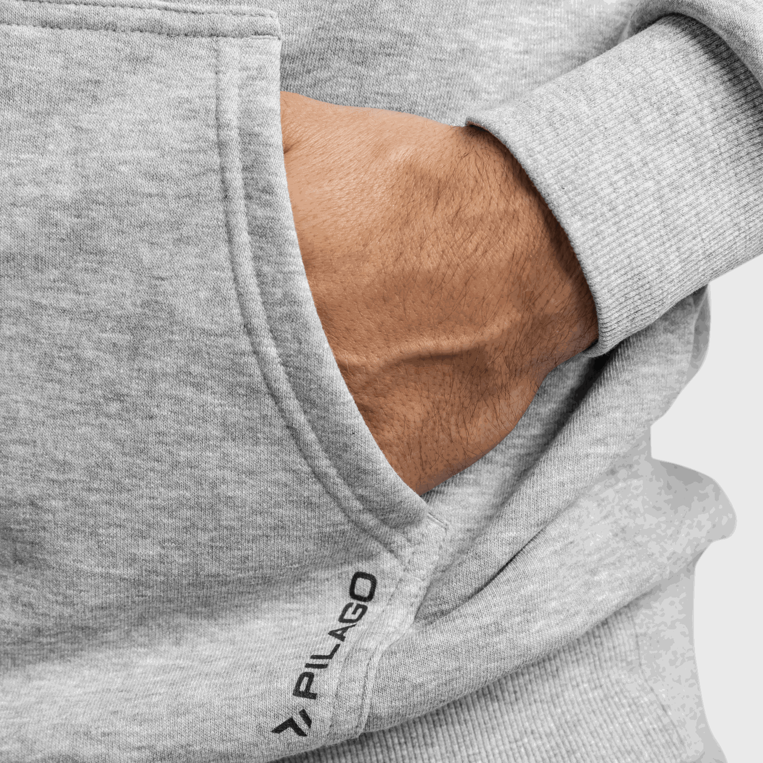 Essentiell hoodie, huvtröja herr - full image 3