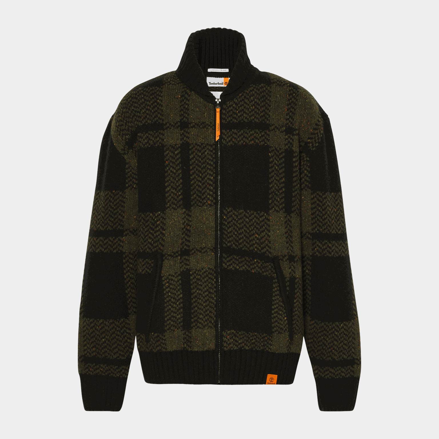 Plaid Full Zip Cardigan, ulltröja, herr - full image 3