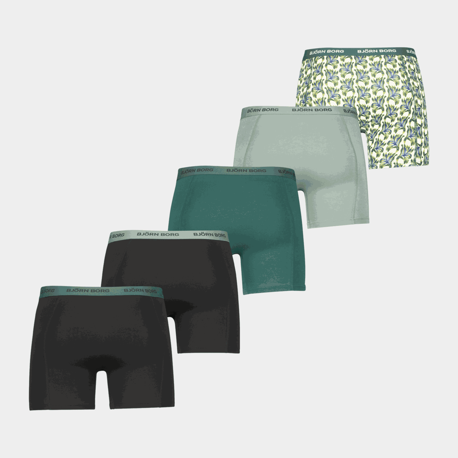 COTTON STRETCH BOXER 5p, boxershorts - full image 2
