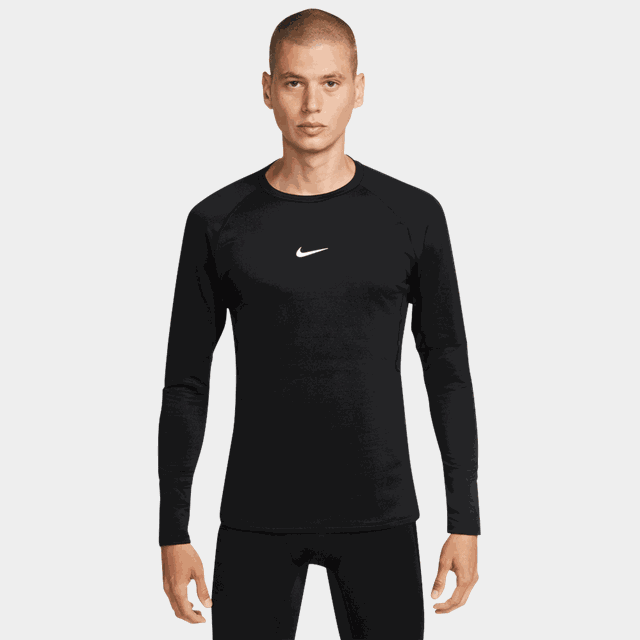 Pro Top Warm Long Sleeve Crew, träningströja, herr - Träningströjor