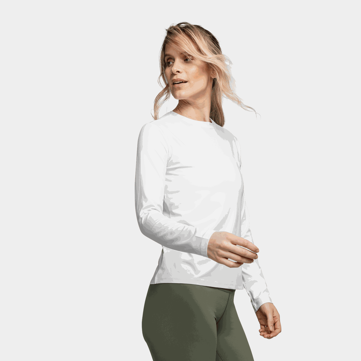 Basic Long Sleeve, träningströja, dam - full image 2