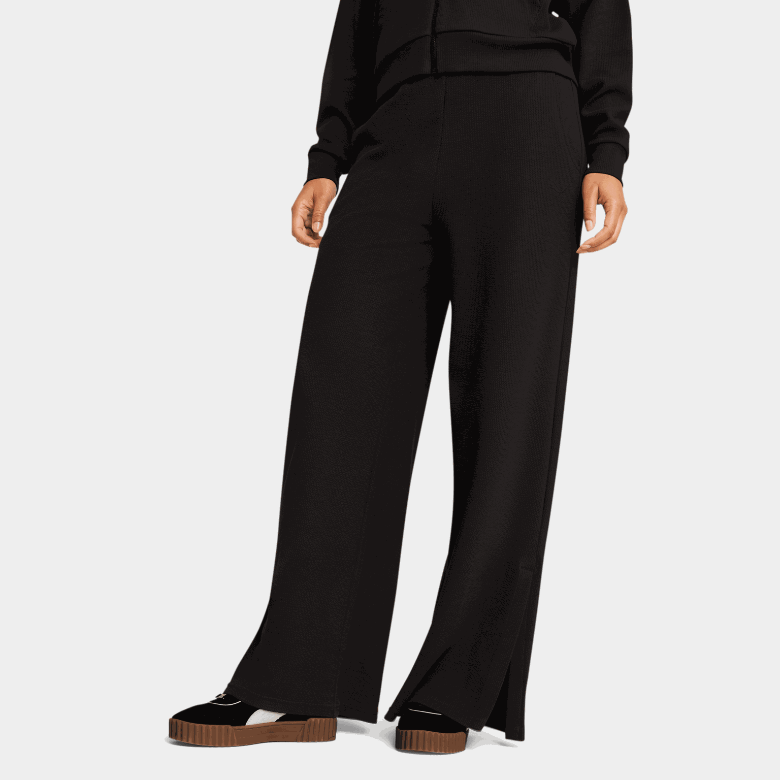 HER Comfort High-Waist Straight Pants, joggingbyxor, dam - full image 1
