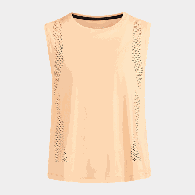 Adv Charge Perforated Tank Top, linne, dam - Linnen