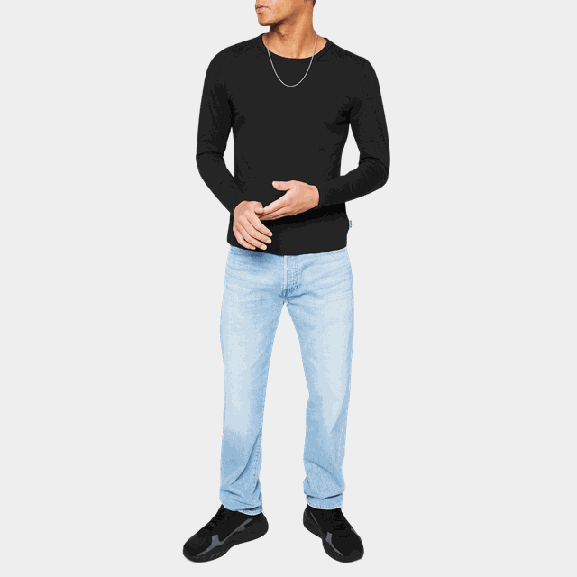LS Tee, longsleeve, herr - Fritids-T-Shirt