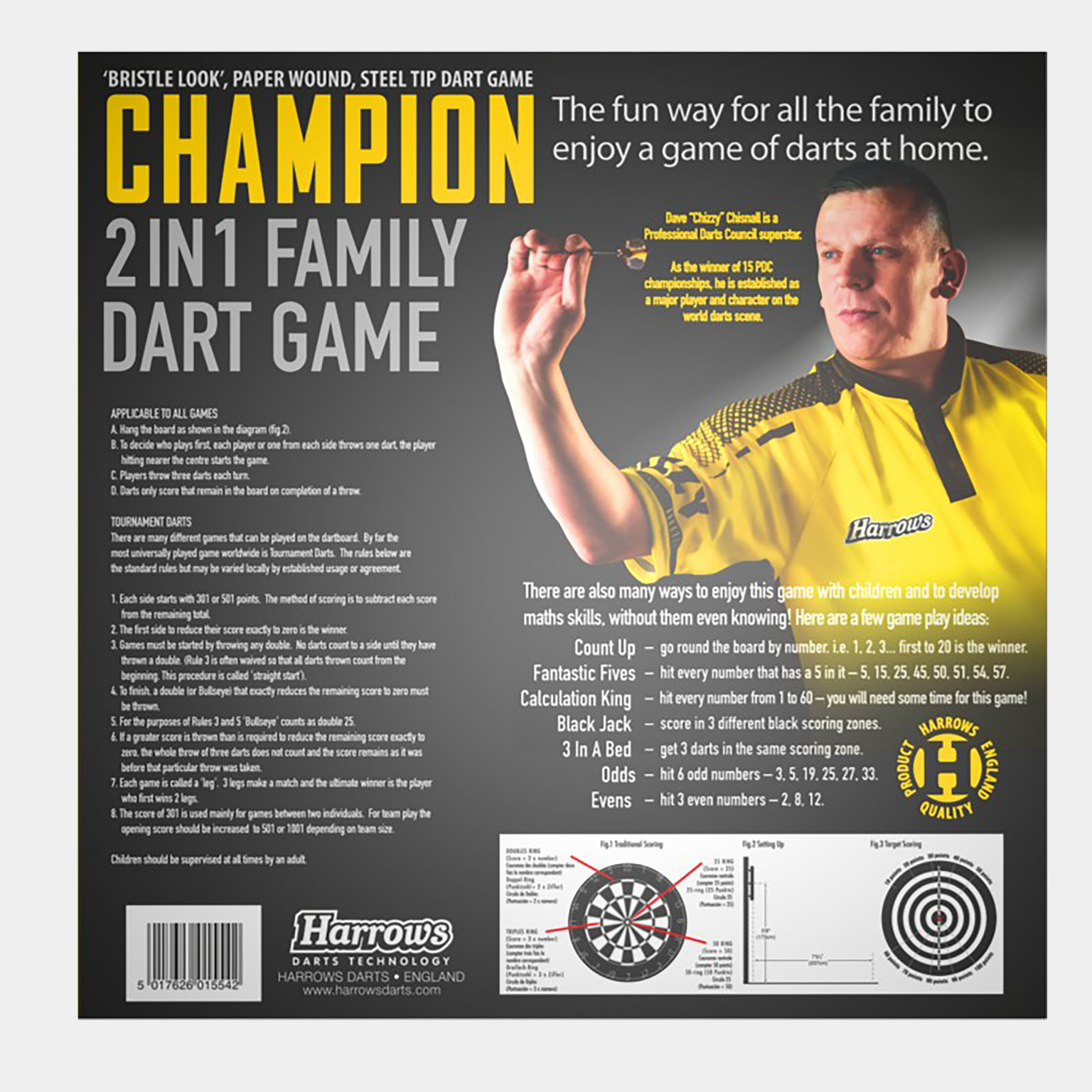 Champion Family Darts Game, dart - full image 2