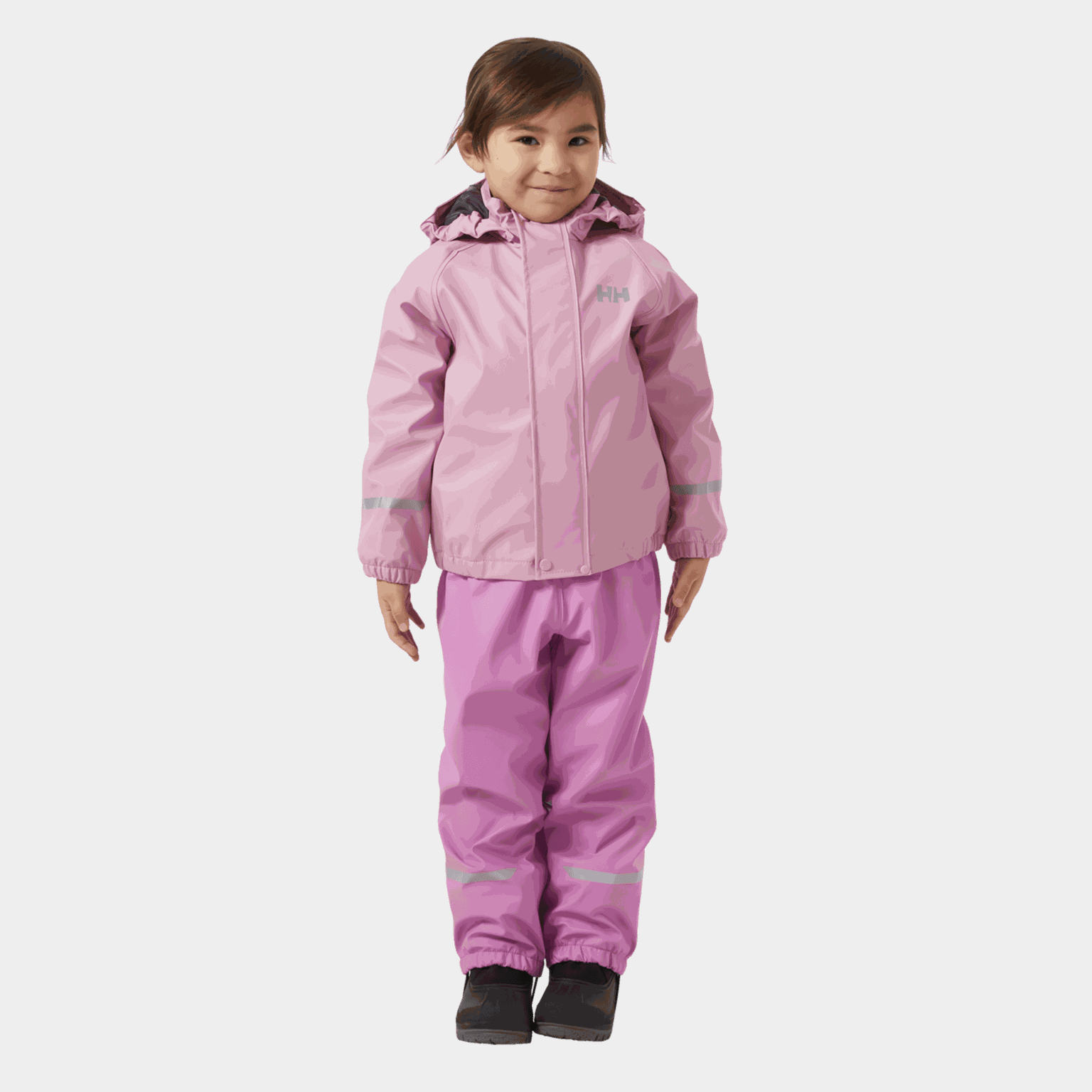Bergen Fleece PU Rainset 2.0, regnställ barn - full image 1