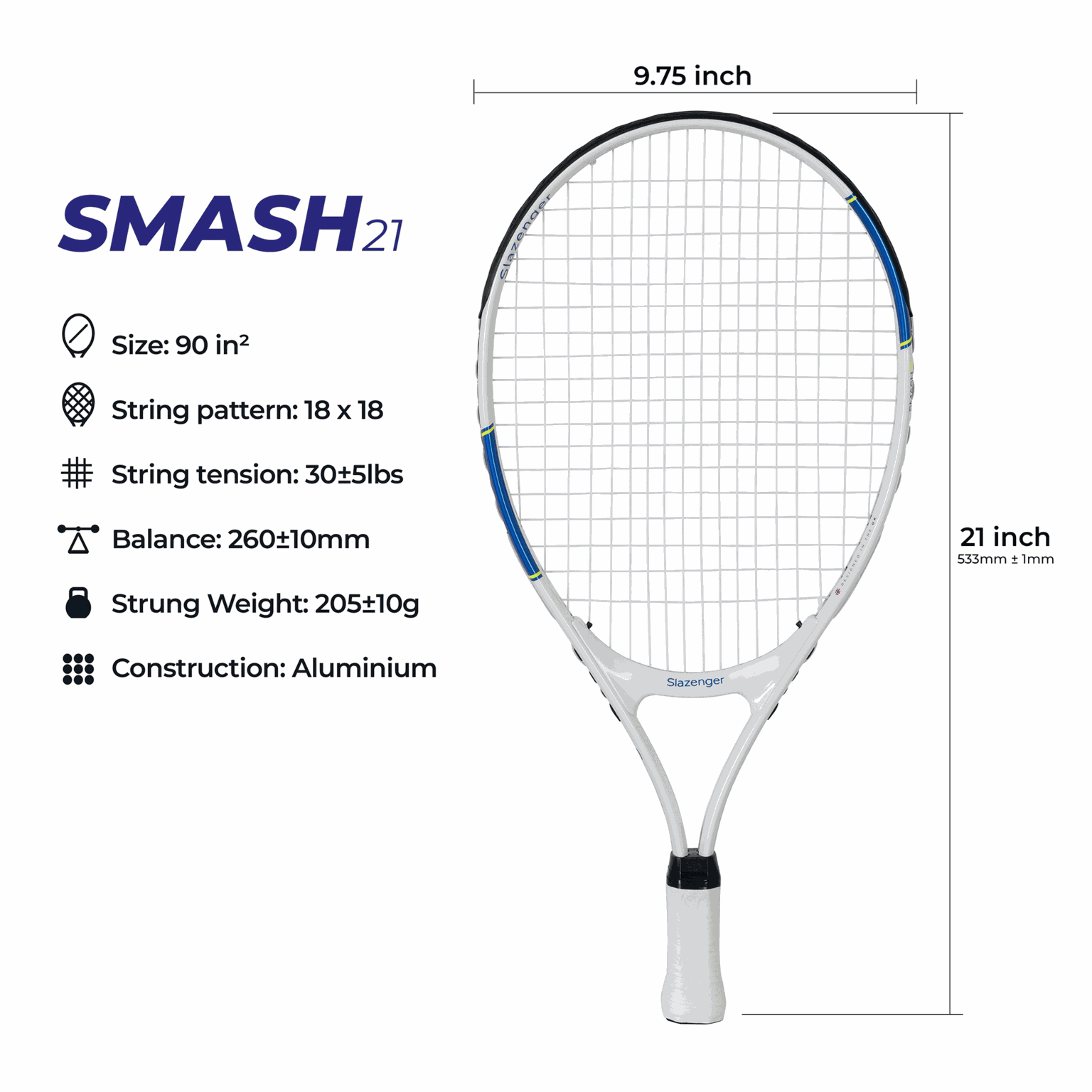 Smash Tennis Racket, tennisracket - full image 4