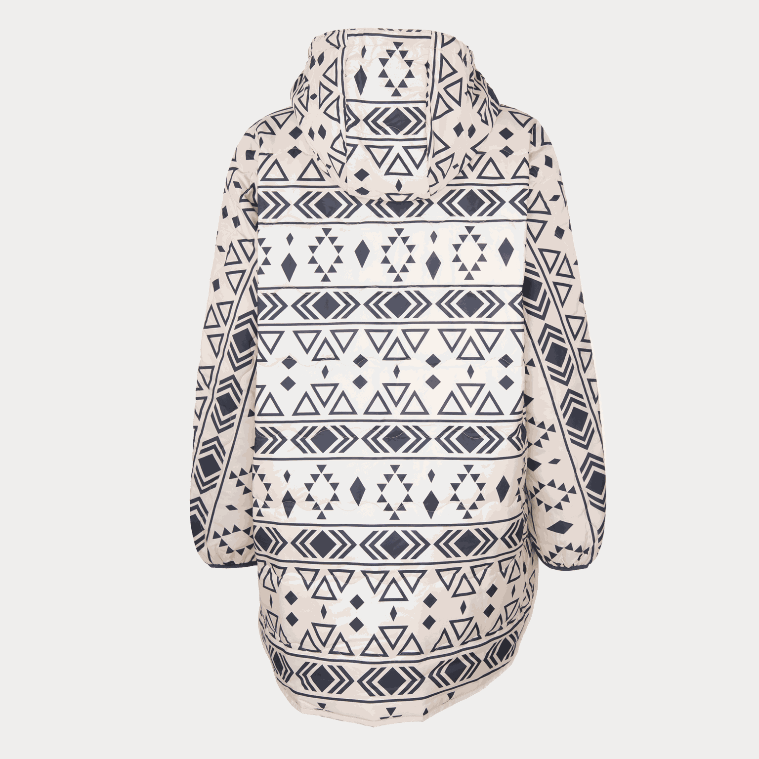 Idre Padded Pattern Poncho, poncho - full image 3