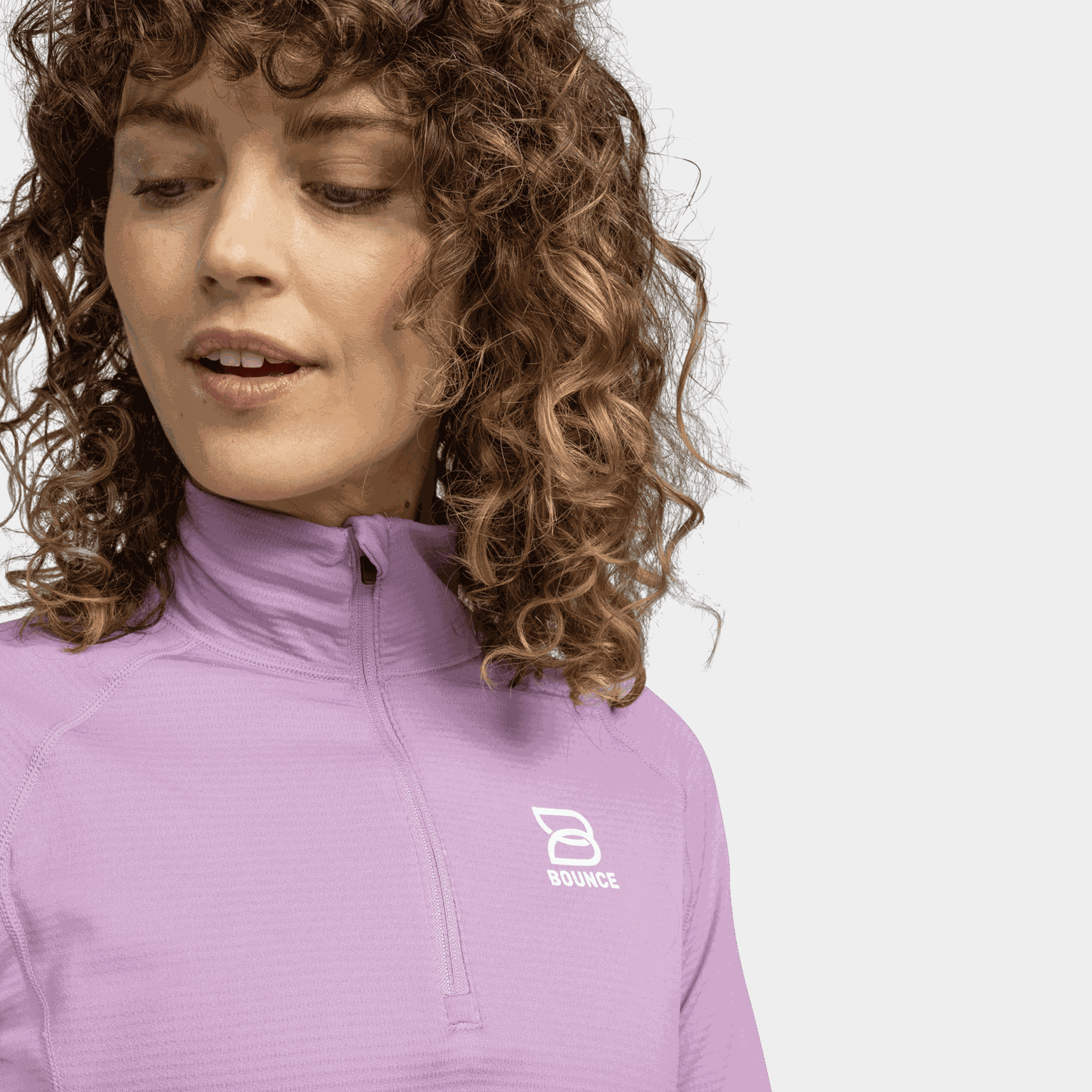 Brushed Halfzip, träningströja, dam - full image 3