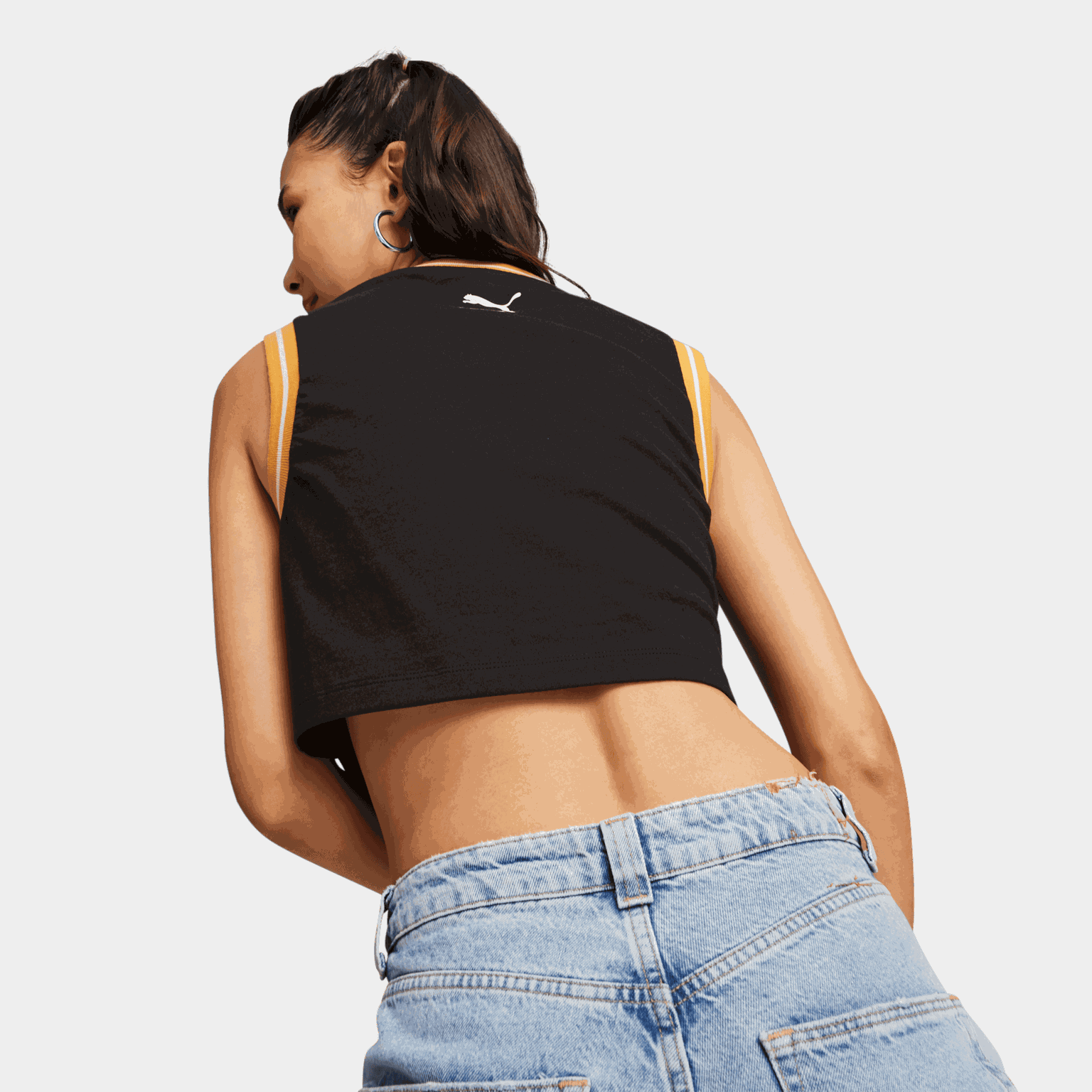 TEAM FOR THE FANBASE Graphic Cropped Tee, TEAM Women's Graphic Crop Top - full image 2
