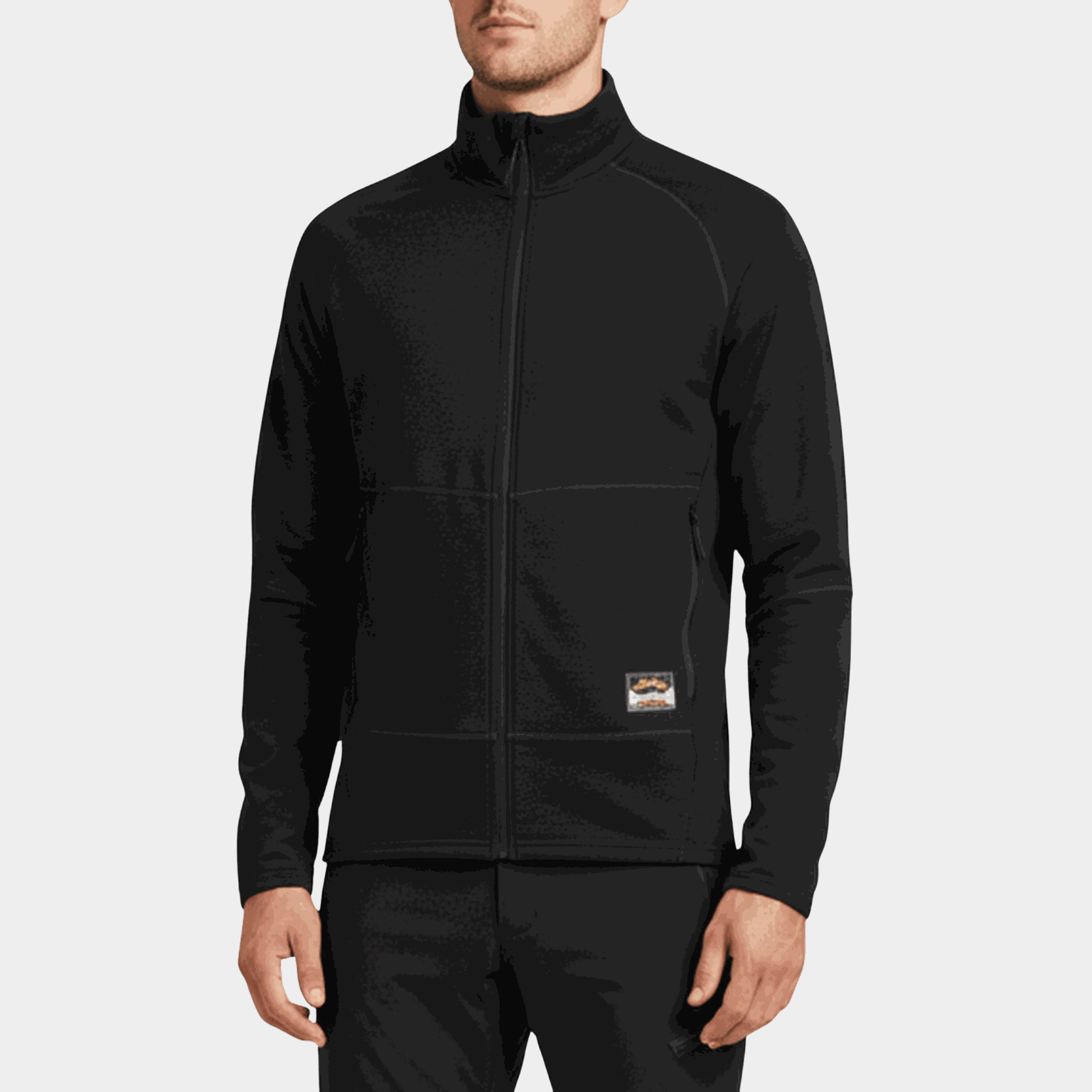 Tived Merino Full Zip ulljacka - full image 2