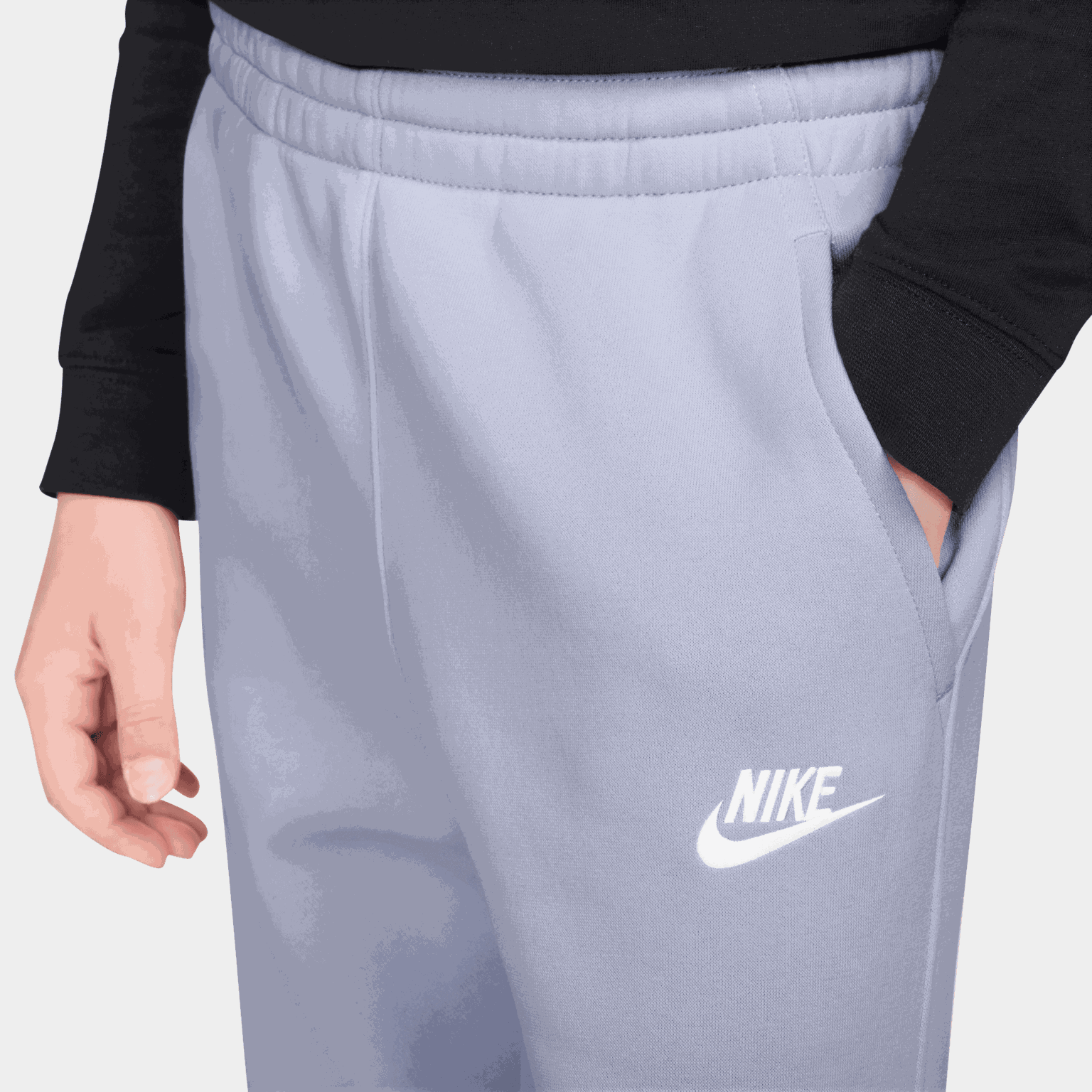 Sportswear Club Fleece Crewneck, joggingbyxor, junior - full image 2