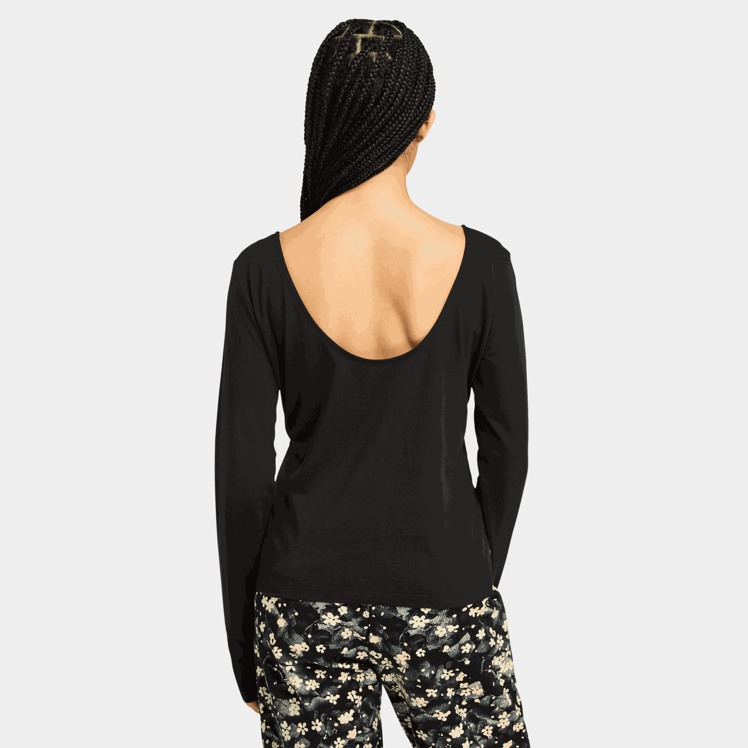 Ls Slim Fit Tee, t-shirt, dam - full image 3