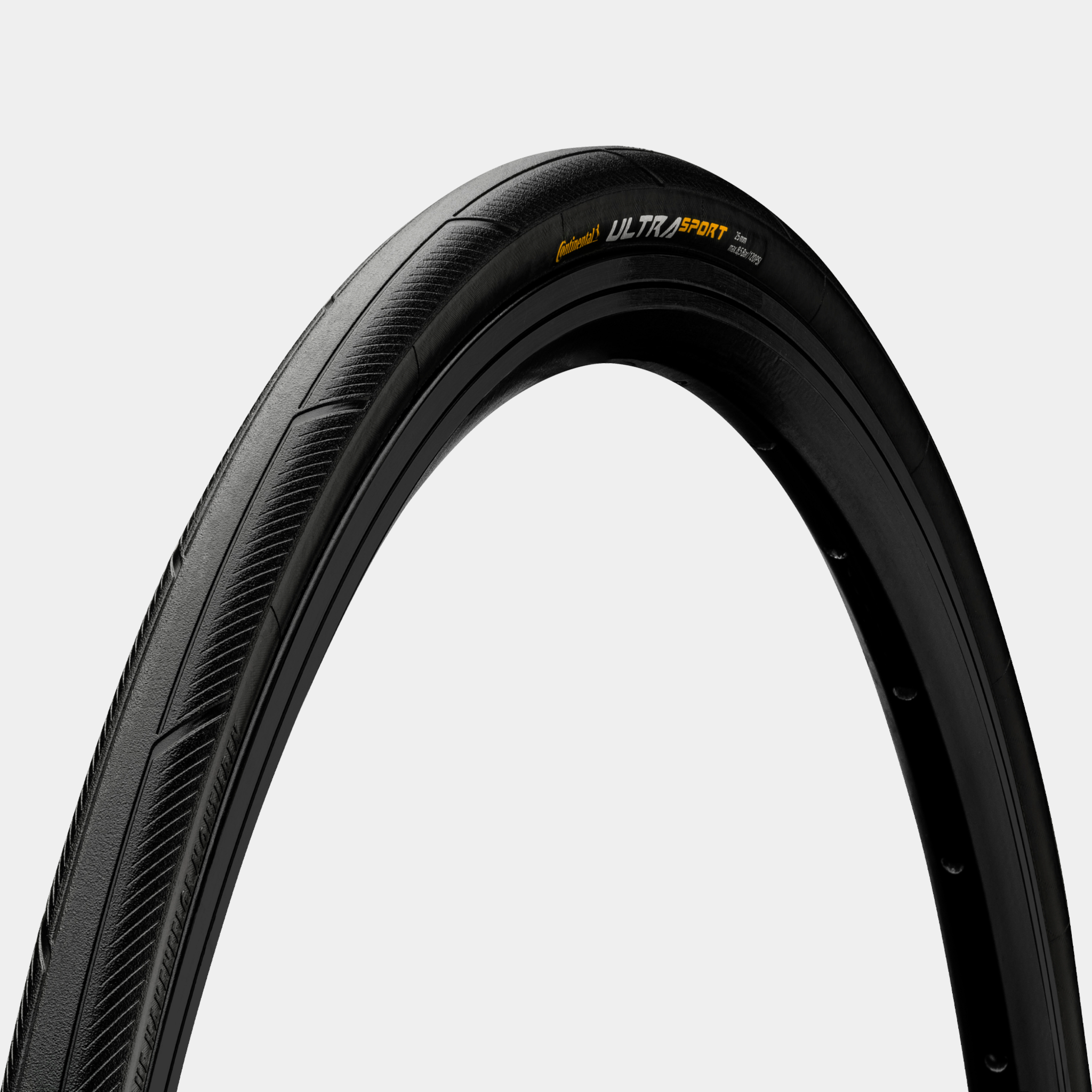 Tire Ultrasport III 700x25 black, landsvägsdäck - Väg- och grusdäck