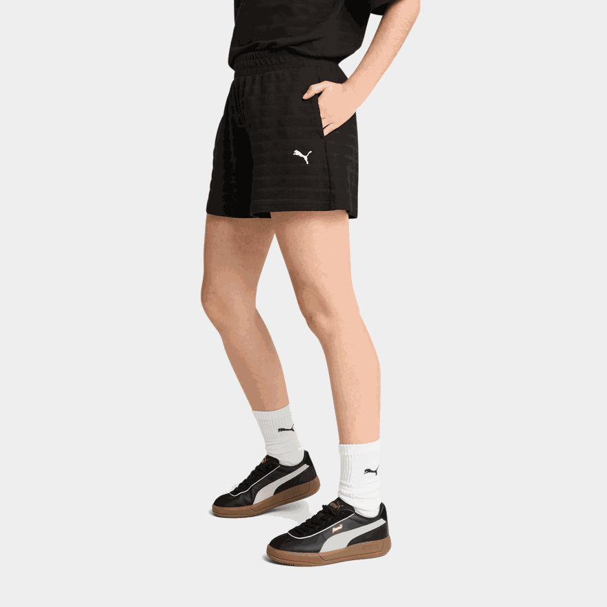 ESS ELEVATED High-Rise Structured Shorts 5", shorts, dam - full image 1