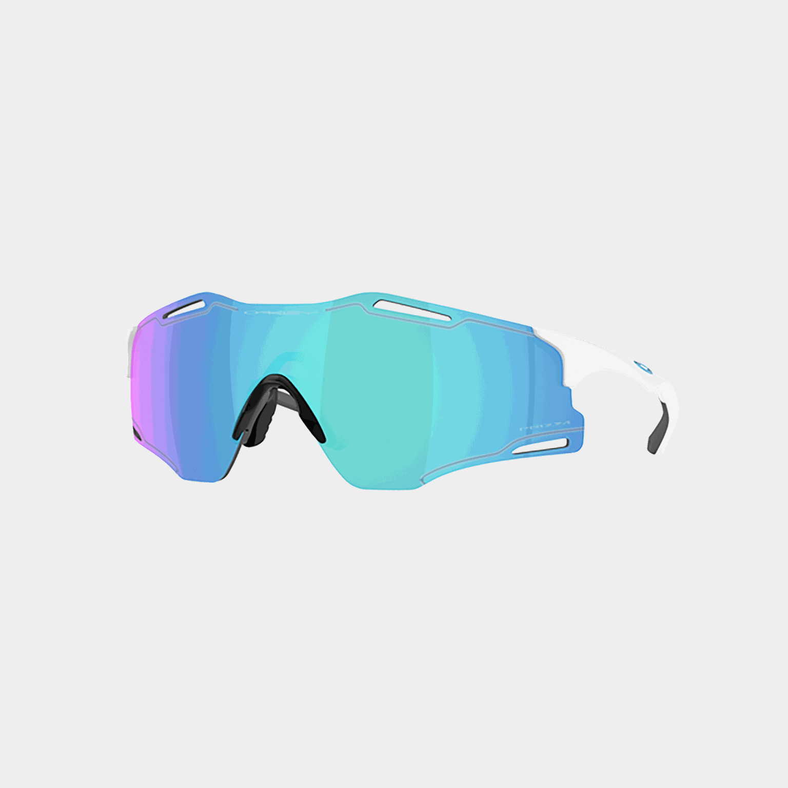 CYBR Zero Prizm™ Polished White, solglasögon, sportglasögon - full image 1