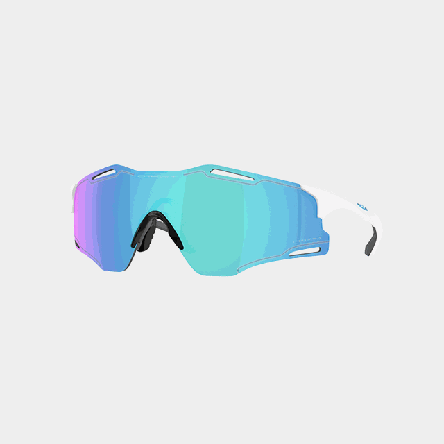 CYBR Zero Prizm™ Polished White, solglasögon, sportglasögon - Sportglasögon