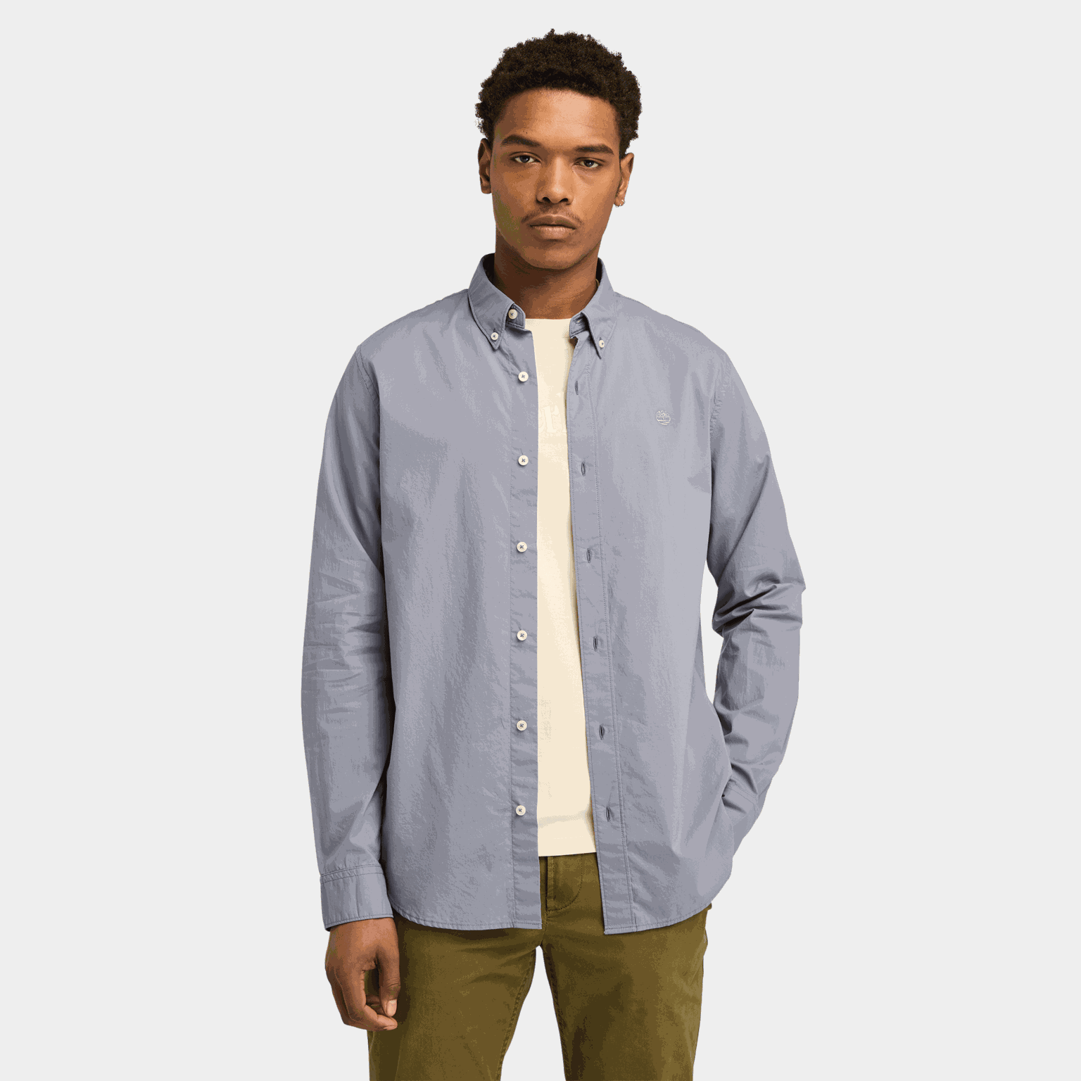 Long Sleeve Stretch Pop, skjorta - Skjortor