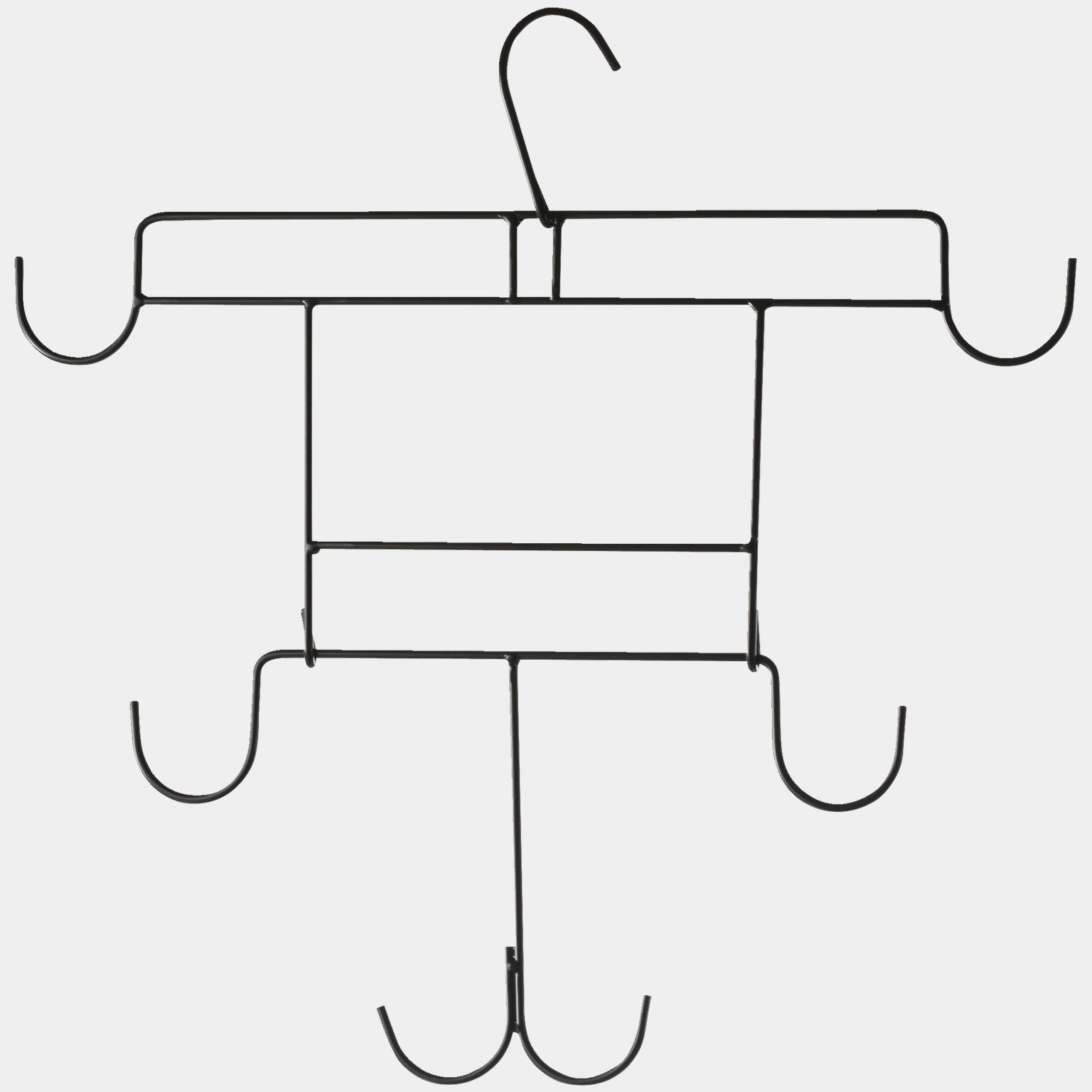 Equiment Hanger Steal 5mm, Foldable, hängare till hockeyskydd - full image 1