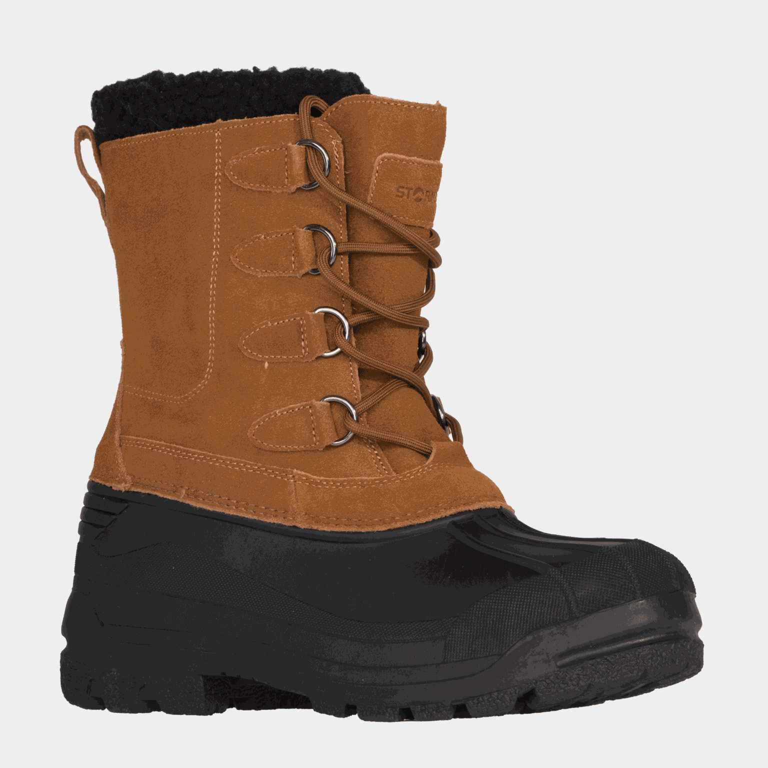 Utsjoki Wool Leather Winter Boot, vinterkängor - full image 2