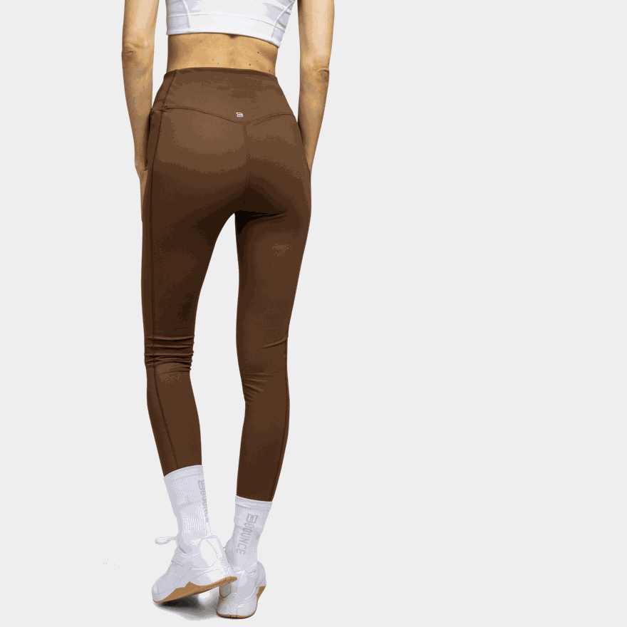 Brushed Tights, träningstights, dam - full image 3