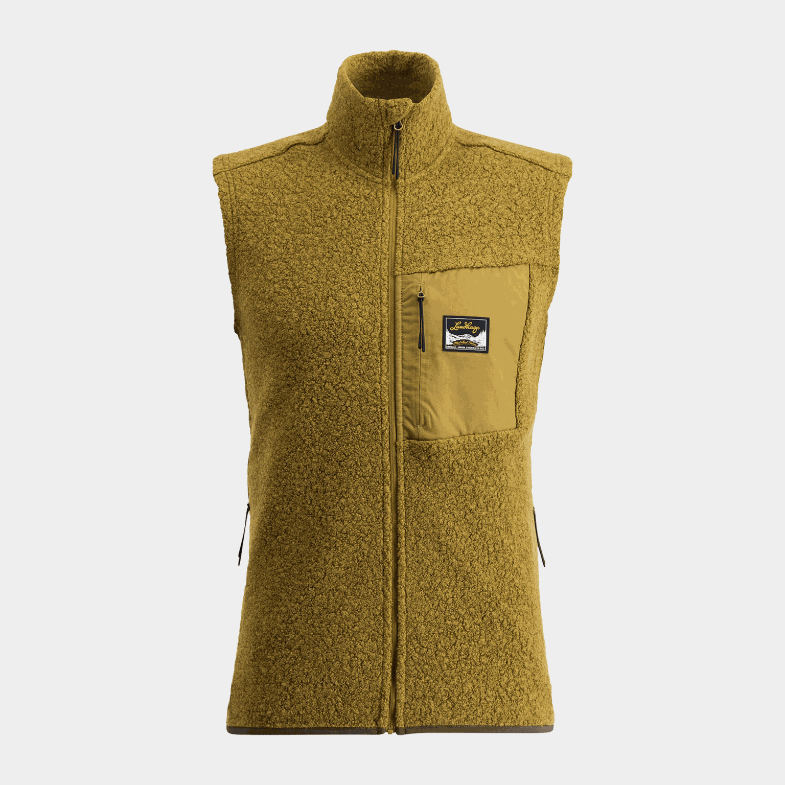 Flok Wool Ms Pile Vest, , väst - full image 1