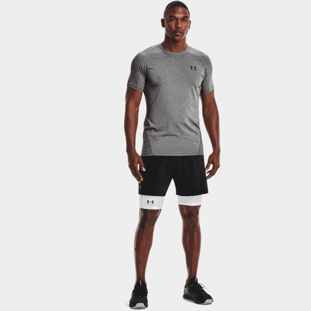 HeatGear® Armour långa shorts, kompressionsshorts, herr - Träningsshorts