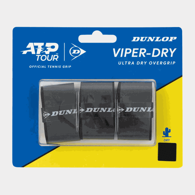 Atp Viper-Dry Overgrip 3Pcs, grepptejp - Tillbehör Tennis