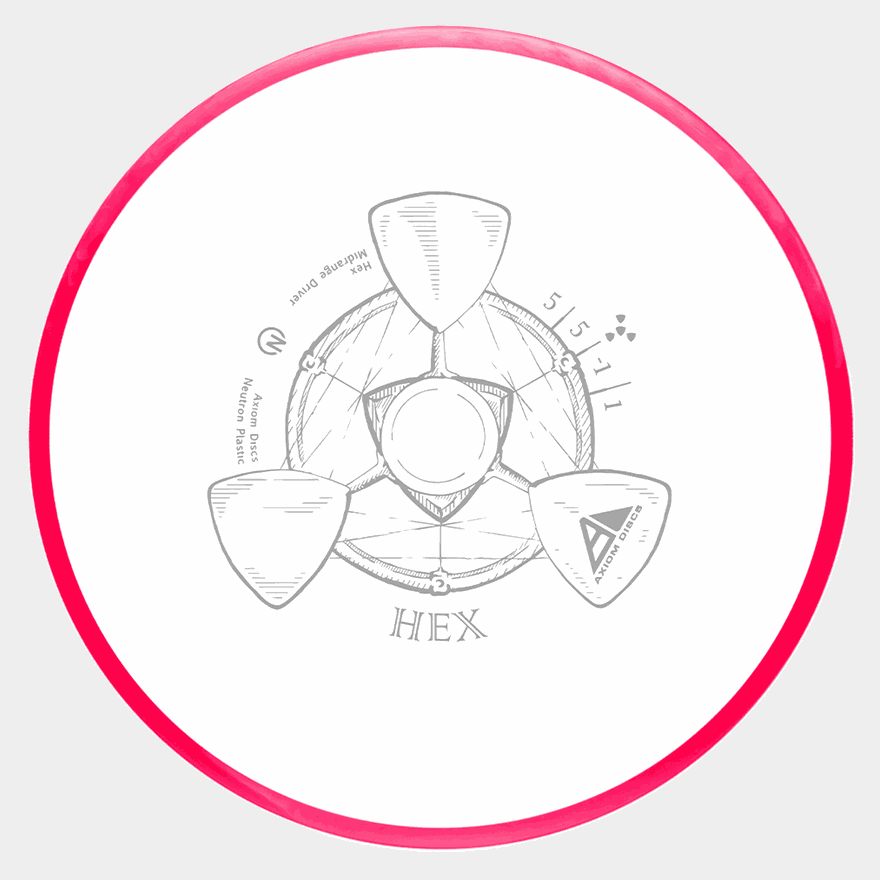 Neutron Midrange Hex (170-175g) - Assorted, midrange, frisbeegolf - full image 1