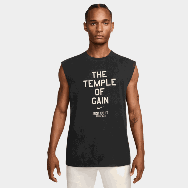 Nk Tee Sl Gym Culture Cc, linne, herr - Fritids-T-Shirt
