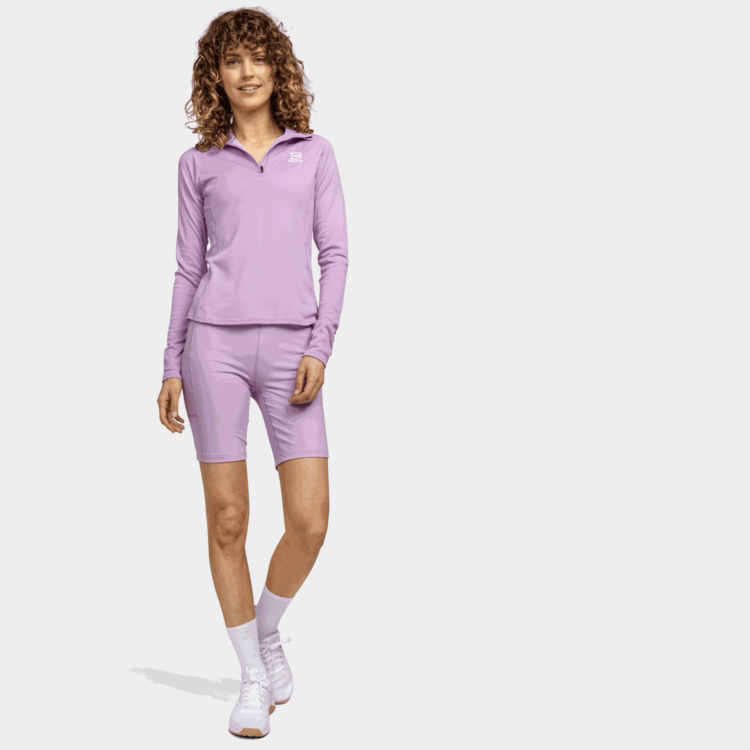 Brushed Halfzip, träningströja, dam - full image 4