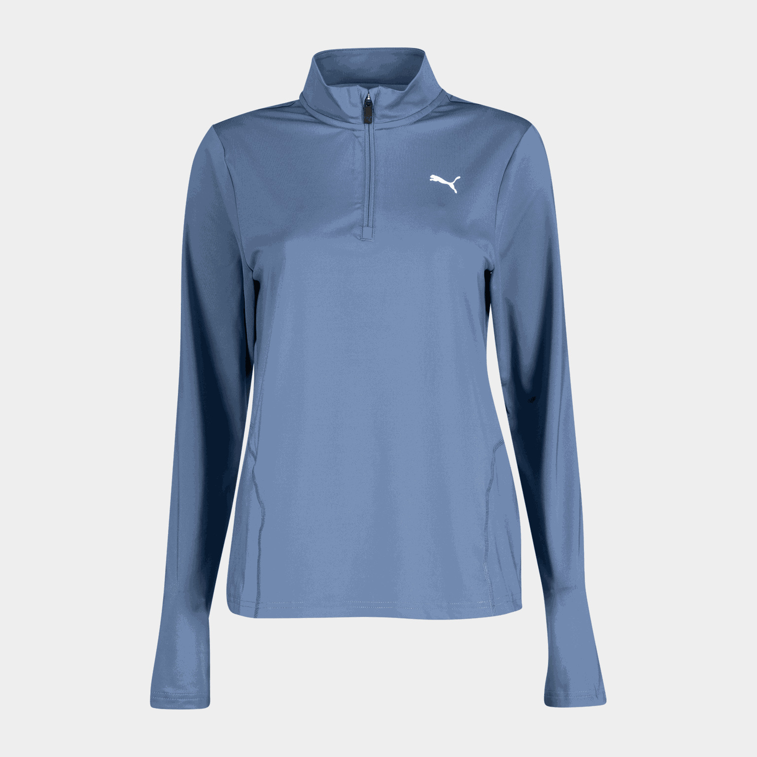 Running ¼ Zip Long Sleeve Tee, träningströja, dam - full image 2