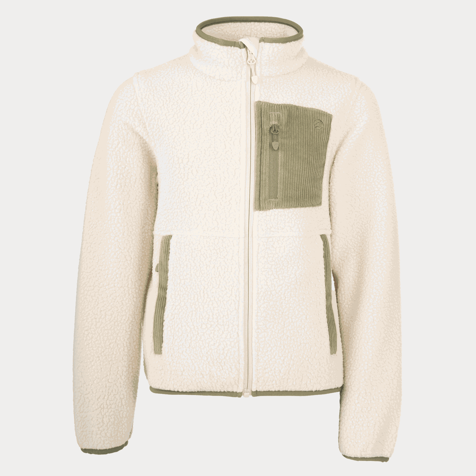 Abisko Sherpa cord jacket, fleecejacka, junior - full image 1
