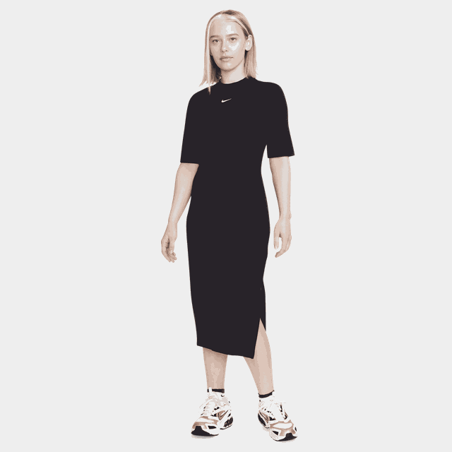Sportswear Essential Midi Dress, klänning, dam - Träningskläder Dam